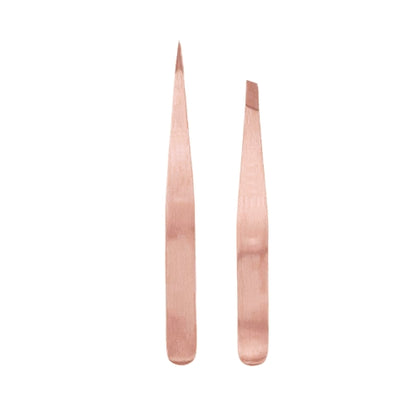 Precision Point & Slant Tweezer Set: Perfectly Shaped Brows Made Easy