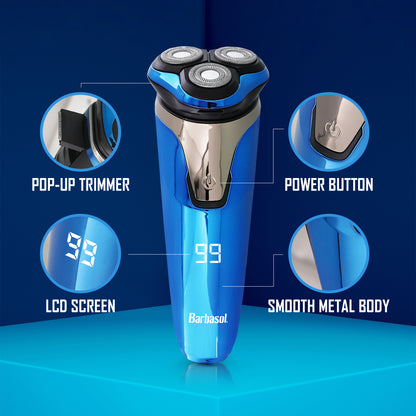 Barbasol Wet Rotary Shaver with LCD