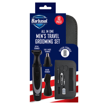 10-Piece All-In-One Men’s Grooming Kit