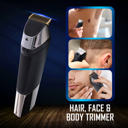 Barbasol Pro Cermaic Cordless Rechargeable Trimmer w Turbo