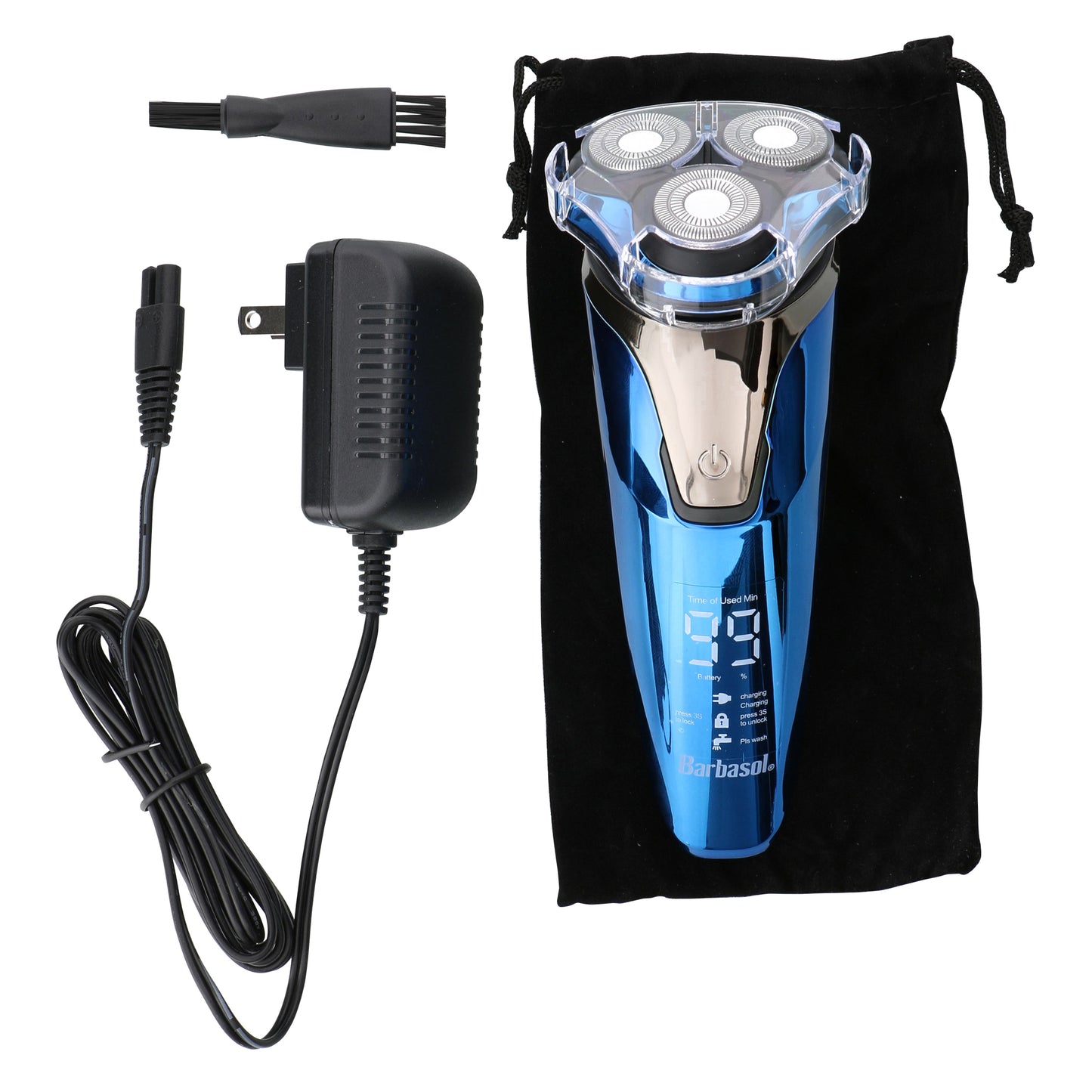 Barbasol Wet Rotary Shaver with LCD