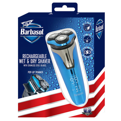 Barbasol Wet Rotary Shaver with LCD
