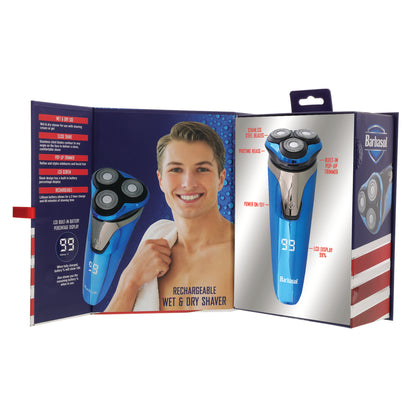 Barbasol Wet Rotary Shaver with LCD