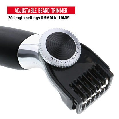 Power Single Blade with Beard Trimmer Attachment