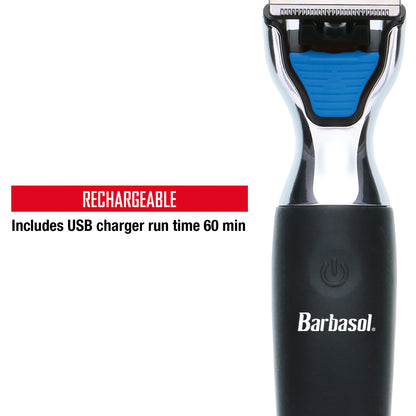 Power Single Blade with Beard Trimmer Attachment
