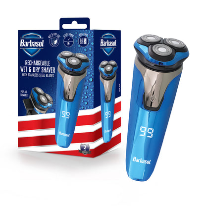 Barbasol Wet Rotary Shaver with LCD