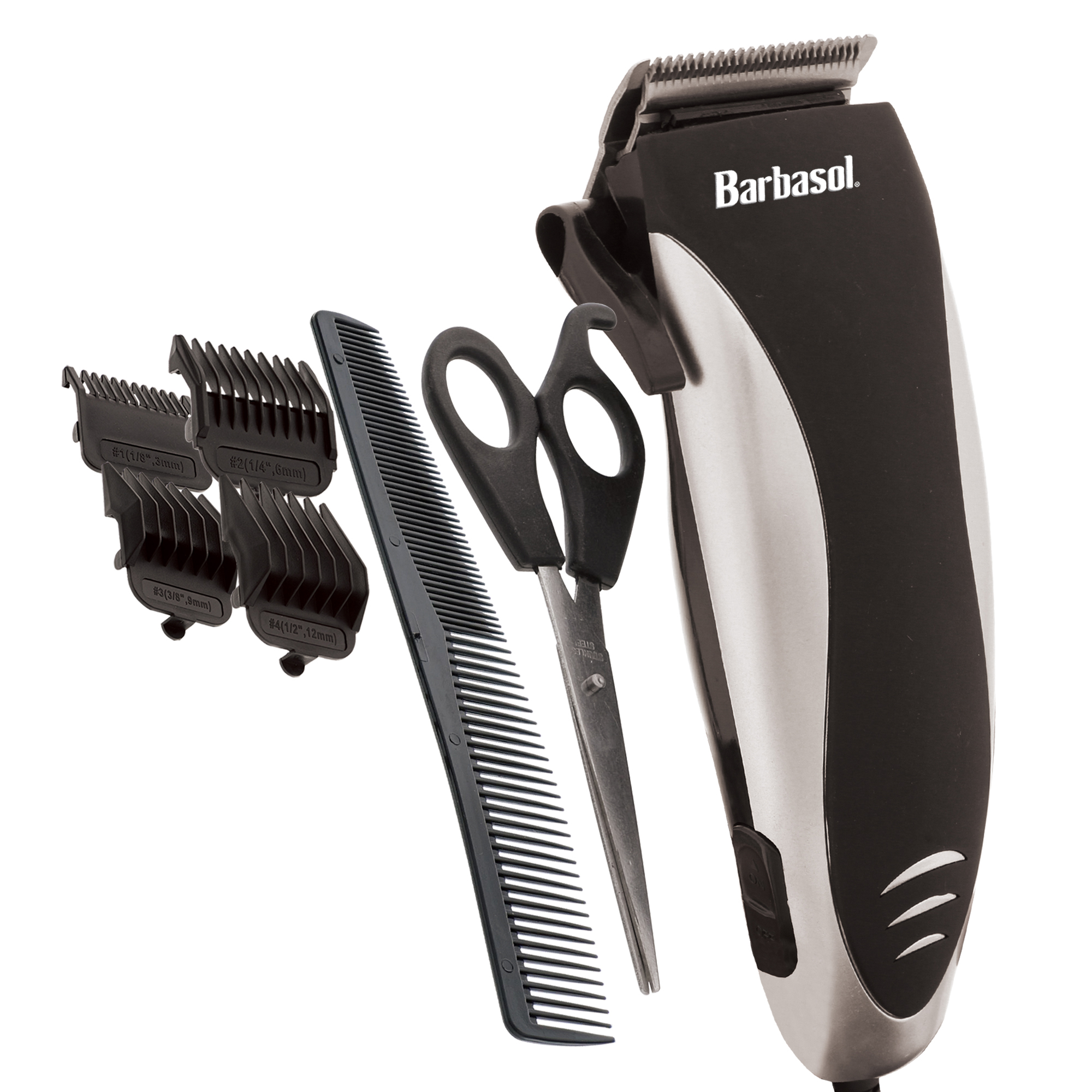 10-Piece Pro-Hair Clipper Kit, Comes With 9 Unique Items, Plug and Shave –  Barbasol