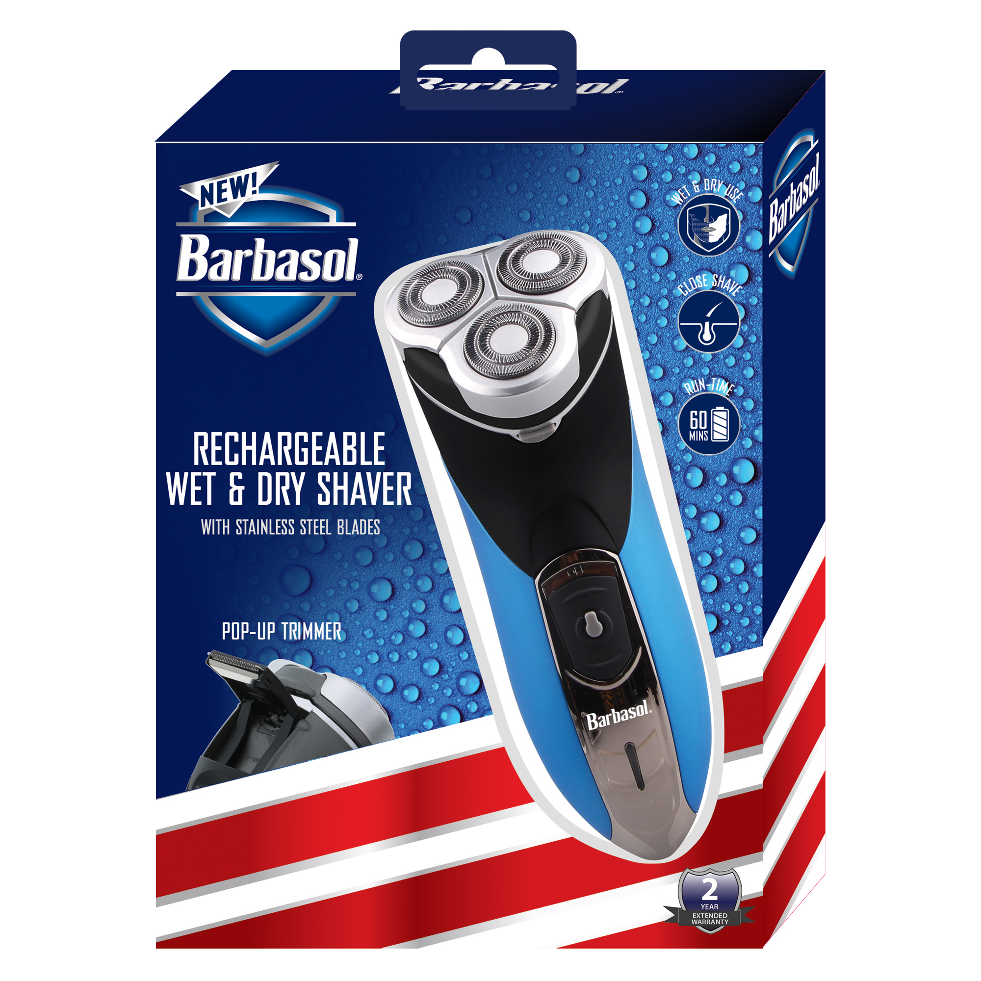 Wet and Shaver With Pop-Up Trimmer Barbasol