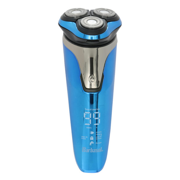 Rechargeable Wet & Dry Rotary Shaver with LCD Screen
